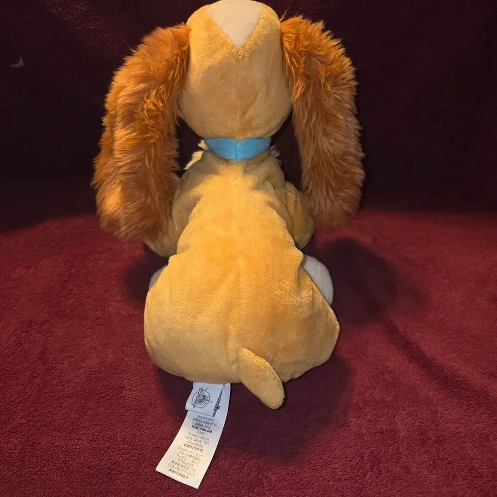 Authentic Disney Store Lady and the Tramp Plush Dog 12